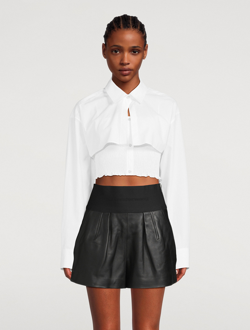 Smocked Cami Overshirt