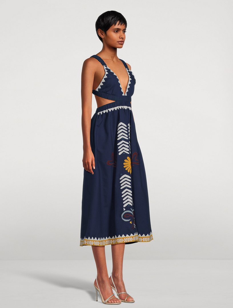 Lia Cut-Out A-Line Dress