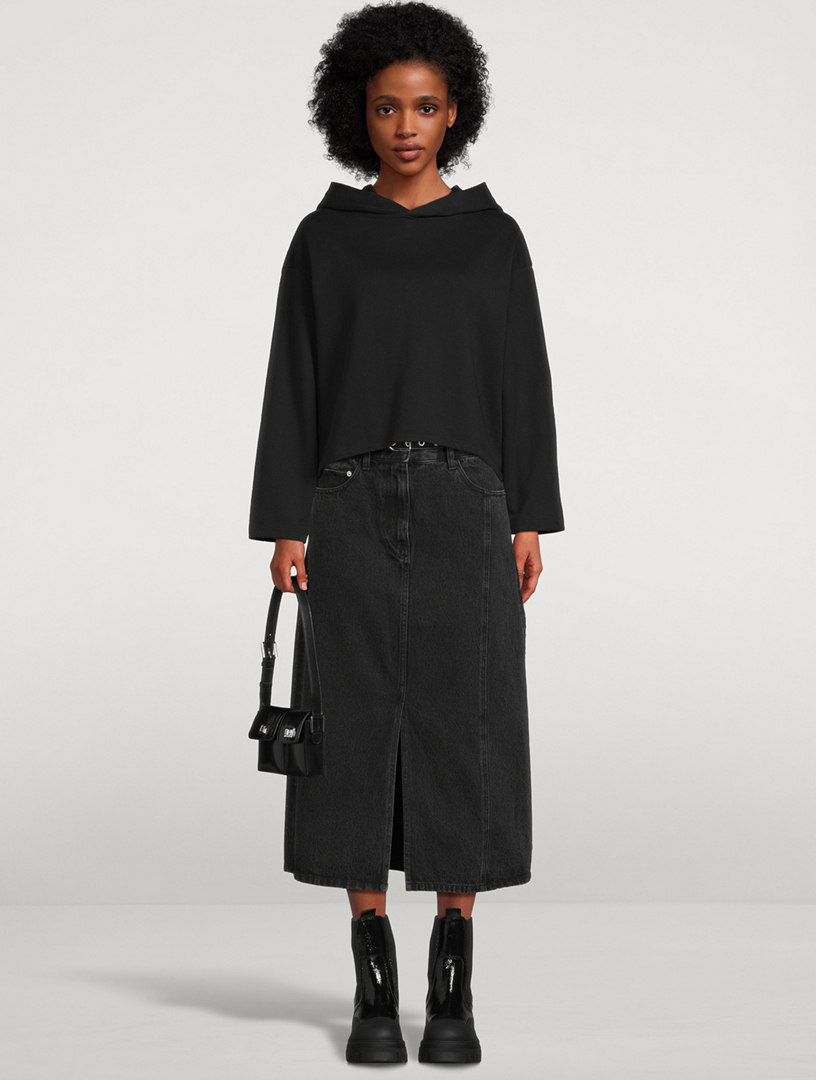 Denim Midi Skirt