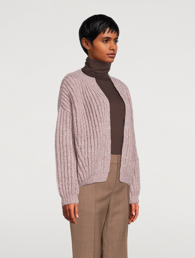 MAIAMI Alpaca-Blend Brioche Cardigan | Holt Renfrew