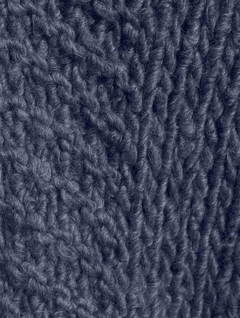 Superfine Curly Alpaca-Blend Cardigan