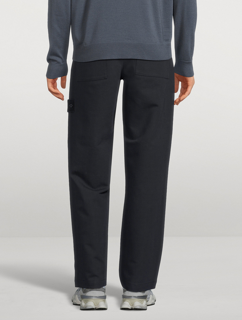 STONE ISLAND Ghost Cotton And Wool Pants | Holt Renfrew
