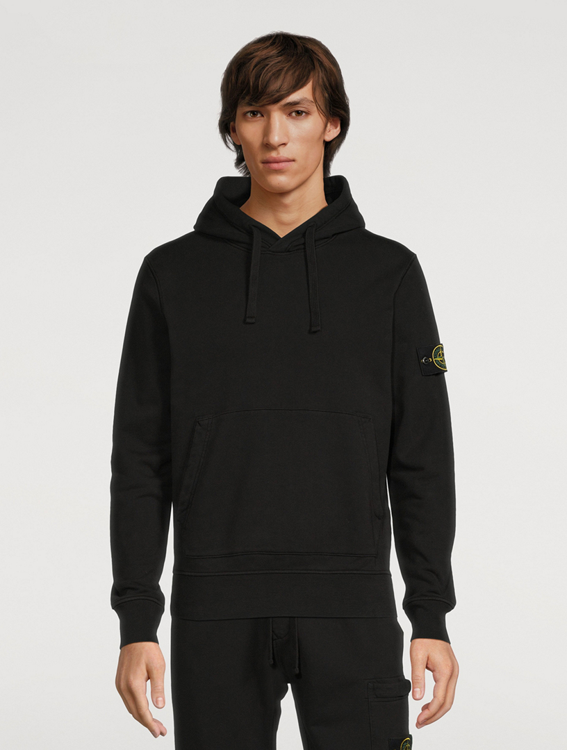 Hooded sweatshirt shop stone island