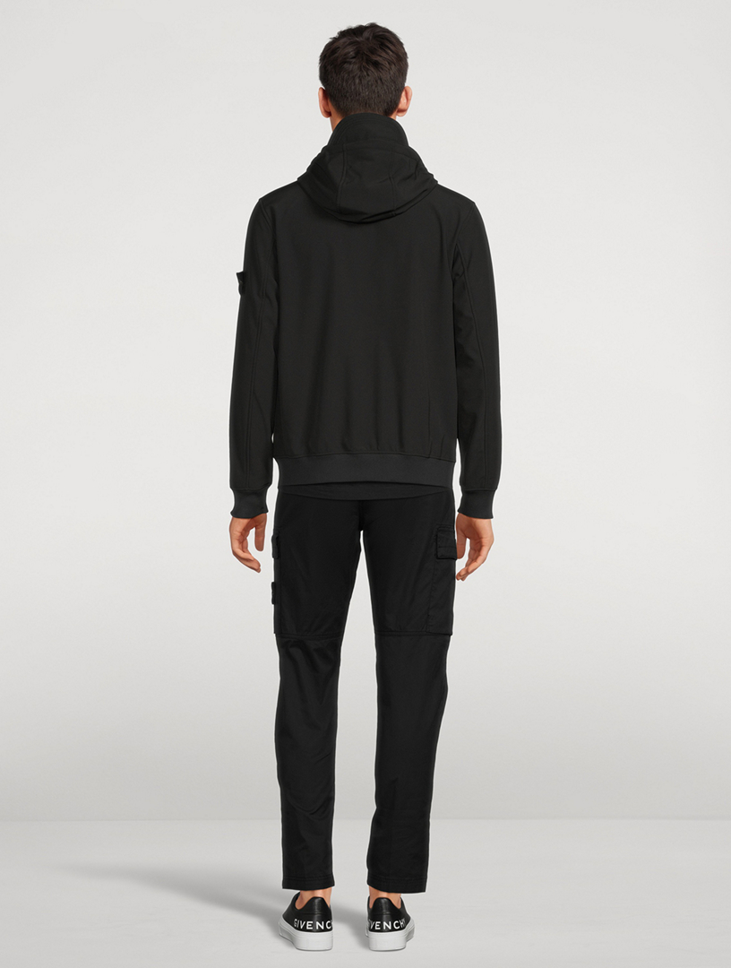 STONE ISLAND Light Soft Shell Hooded Jacket | Holt Renfrew