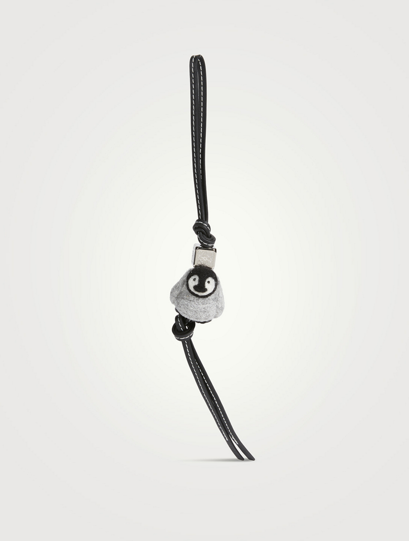 Baby Penguin Felt Bag Charm