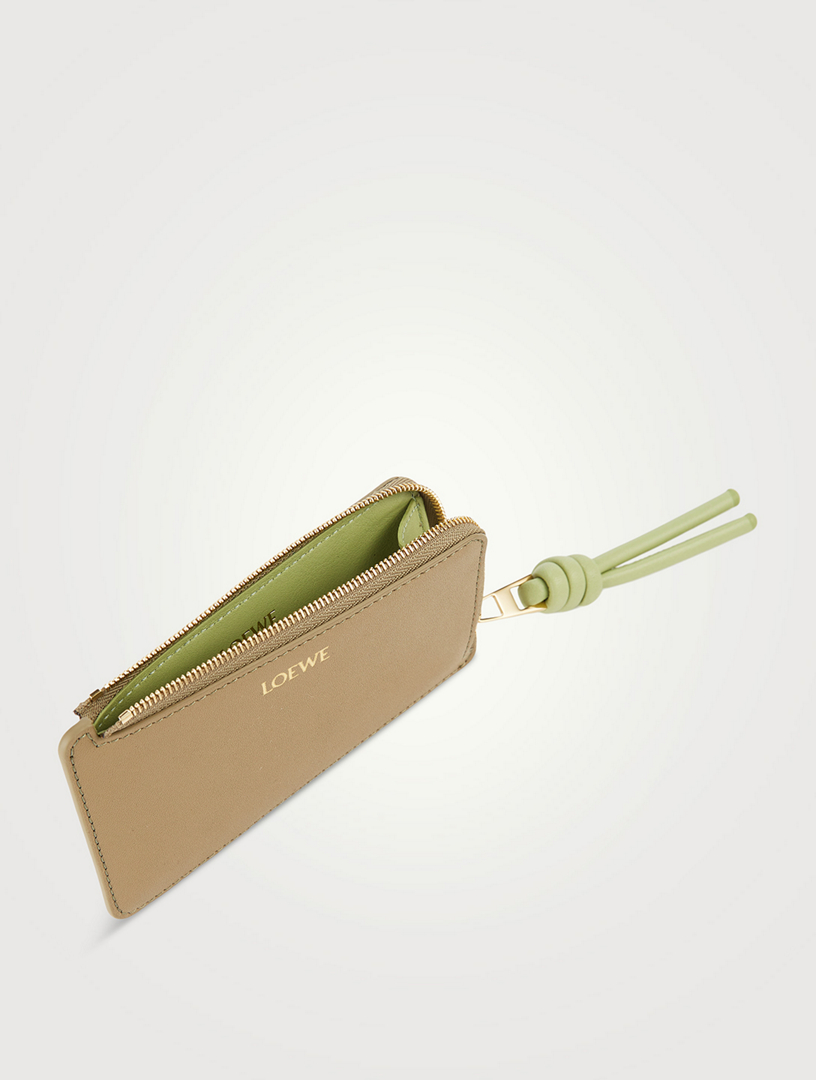 LOEWE Knot Coin Leather Card Holder | Holt Renfrew