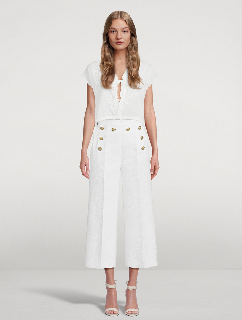 Nautical Jacquard Culottes