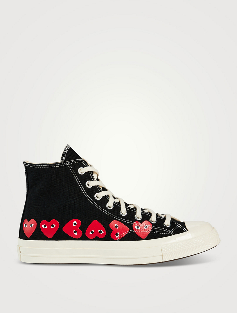 Converse haute gros coeur play sale