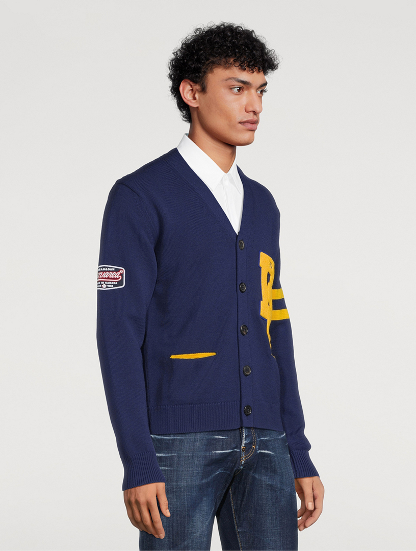 DSQUARED2 College Shetland Wool Cardigan | Holt Renfrew