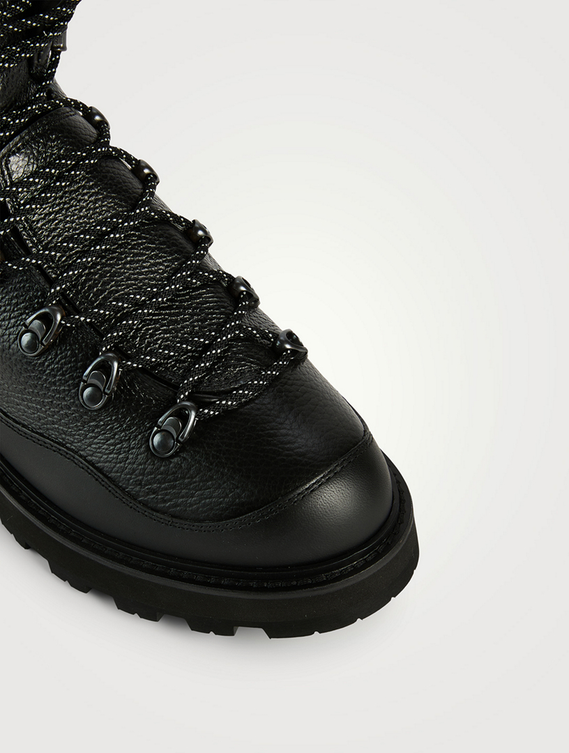 MONCLER Peka Leather Trek Hiking Boots | Holt Renfrew