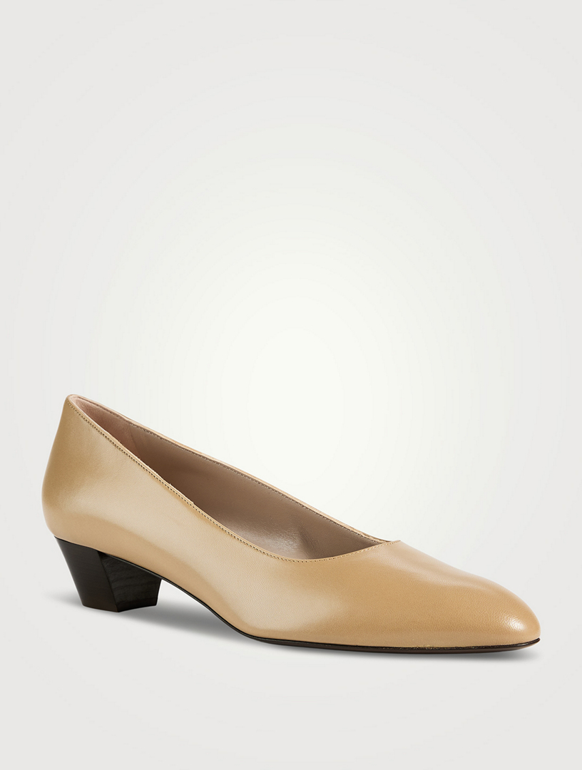 Luisa Leather Pumps