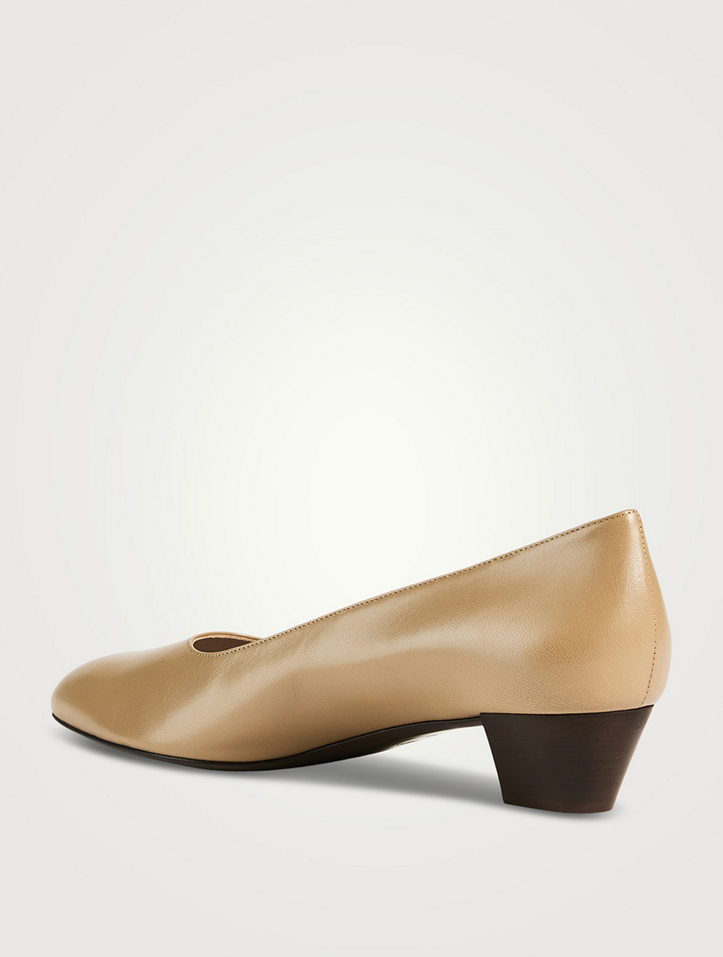 Luisa Leather Pumps