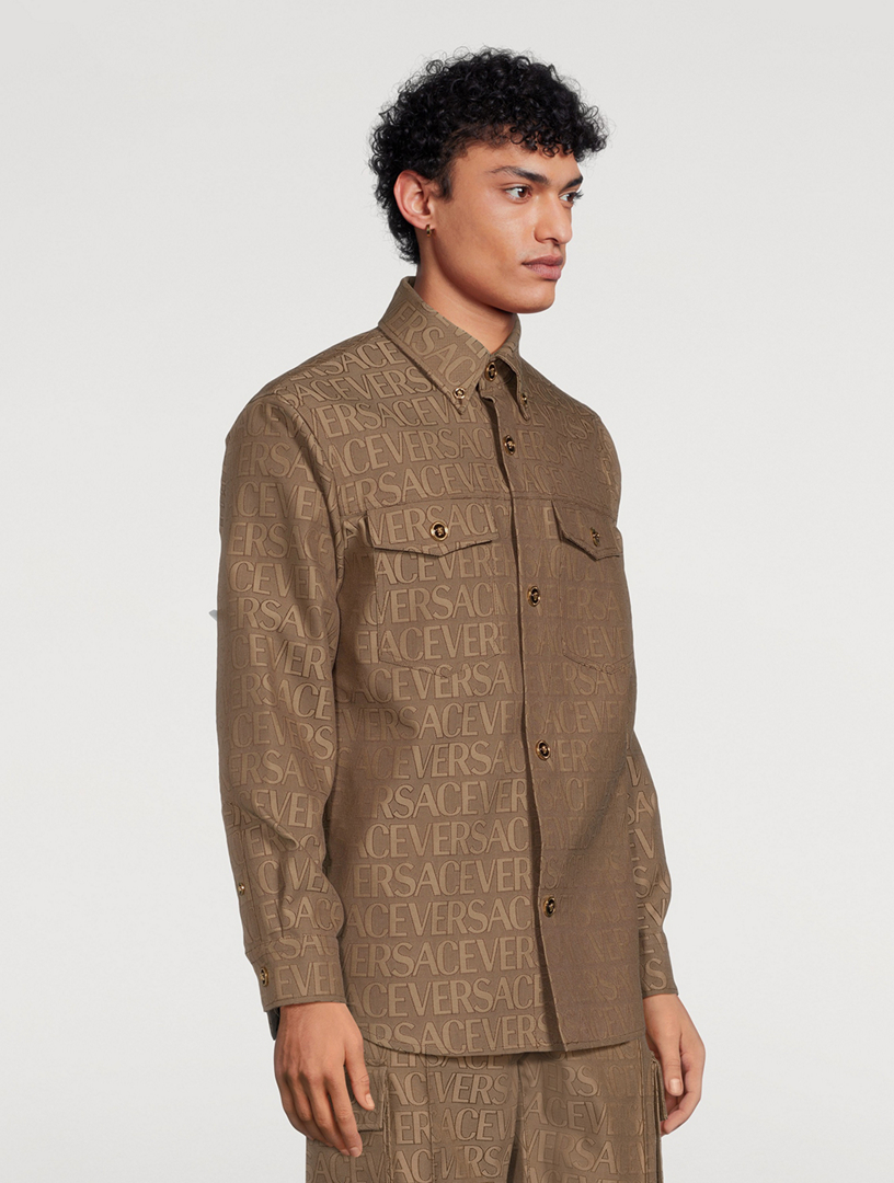 Allover Logo Overshirt