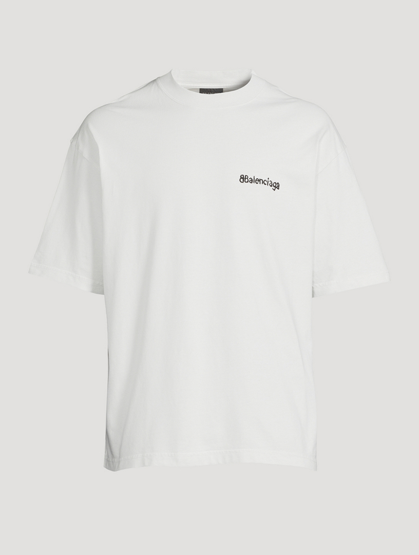 White BB Cotton T-Shirt