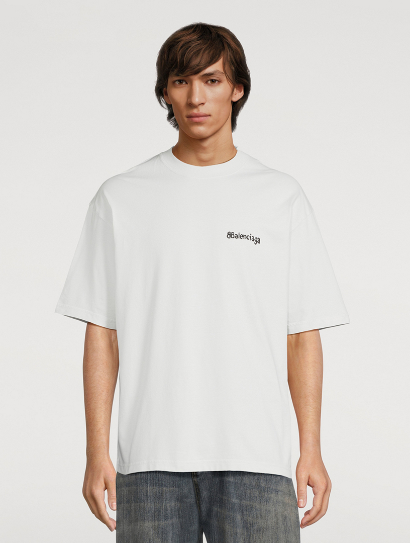 White BB Cotton T-Shirt