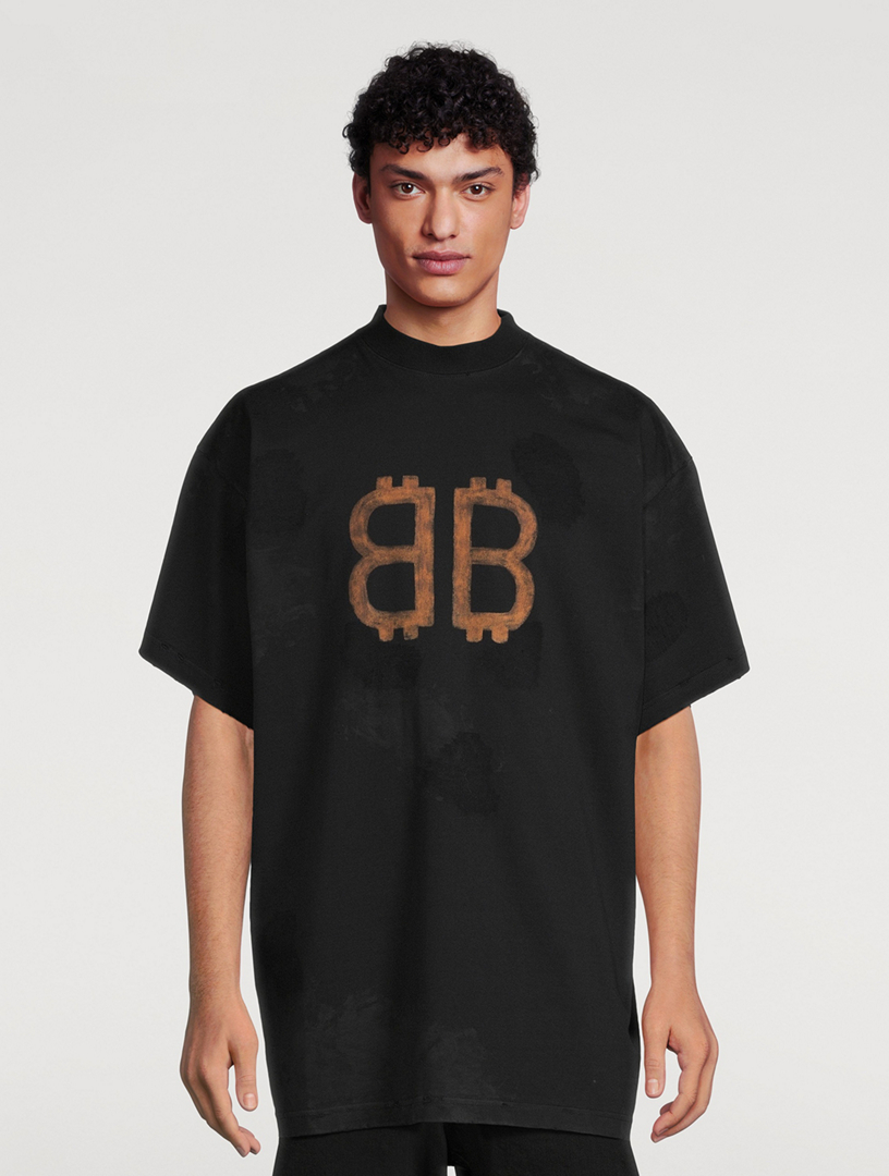 BALENCIAGA Crypto T-Shirt Oversized T-Shirt | Holt Renfrew