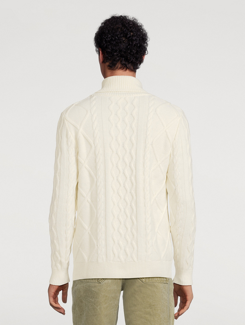Marsh Wool-Blend Cable Knit Sweater
