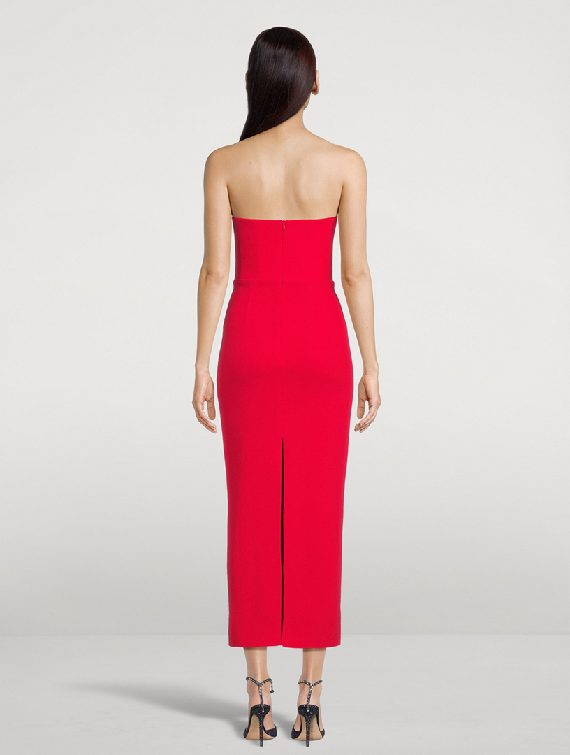 Charlton Stretch Crêpe Strapless Dress