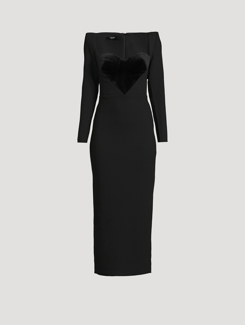 Alex perry velvet sales dress