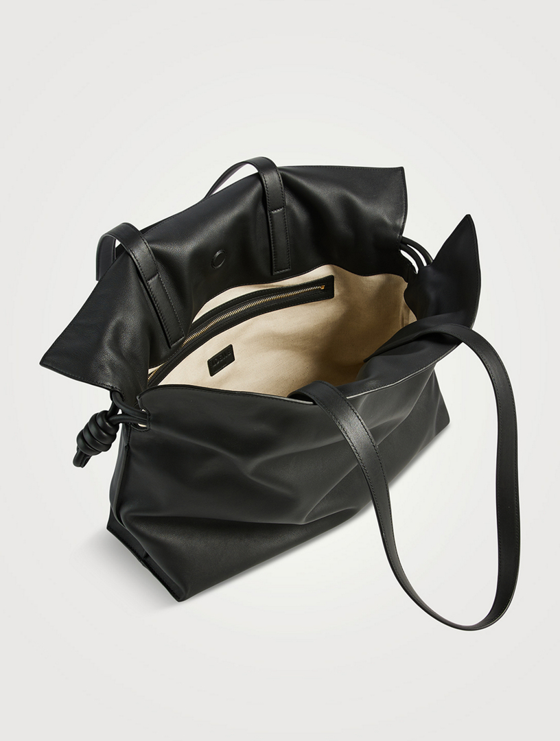 Large Flamenco Leather Shoulder Bag