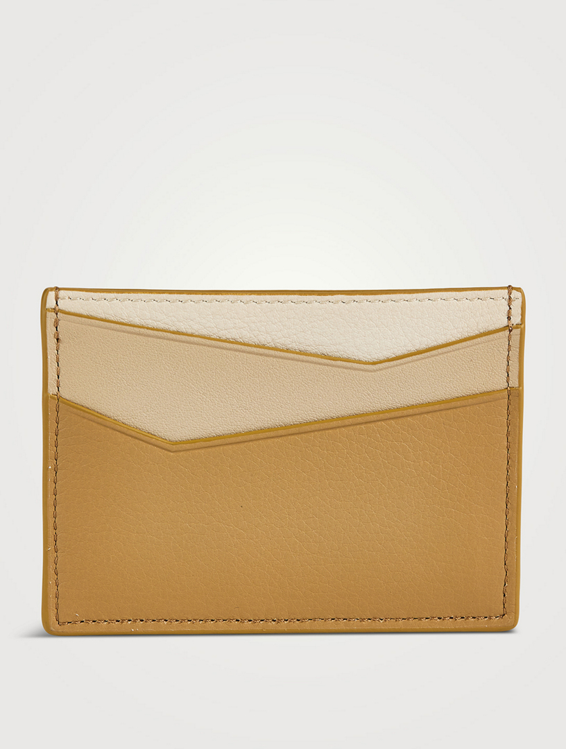 Puzzle Leather Card Holder
