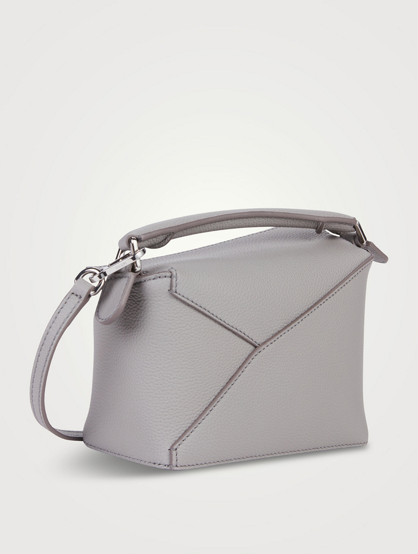 loewe mini puzzle leather bag