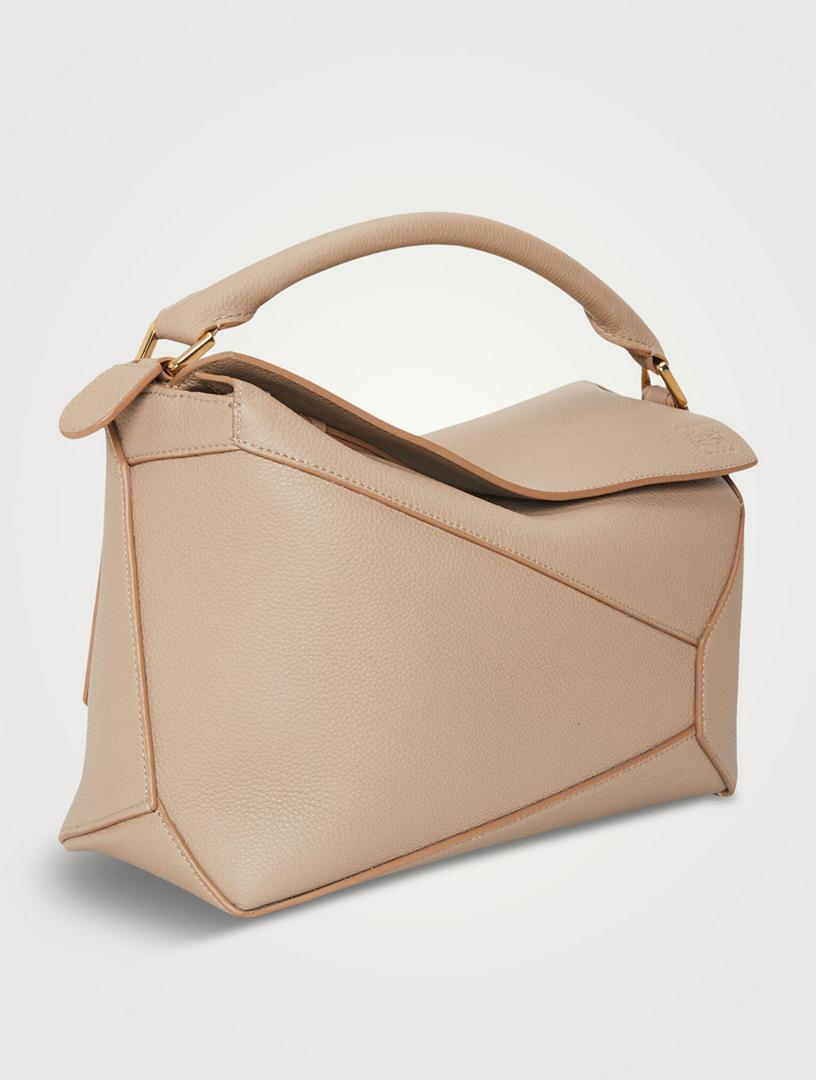 Medium Puzzle Edge Leather Bag