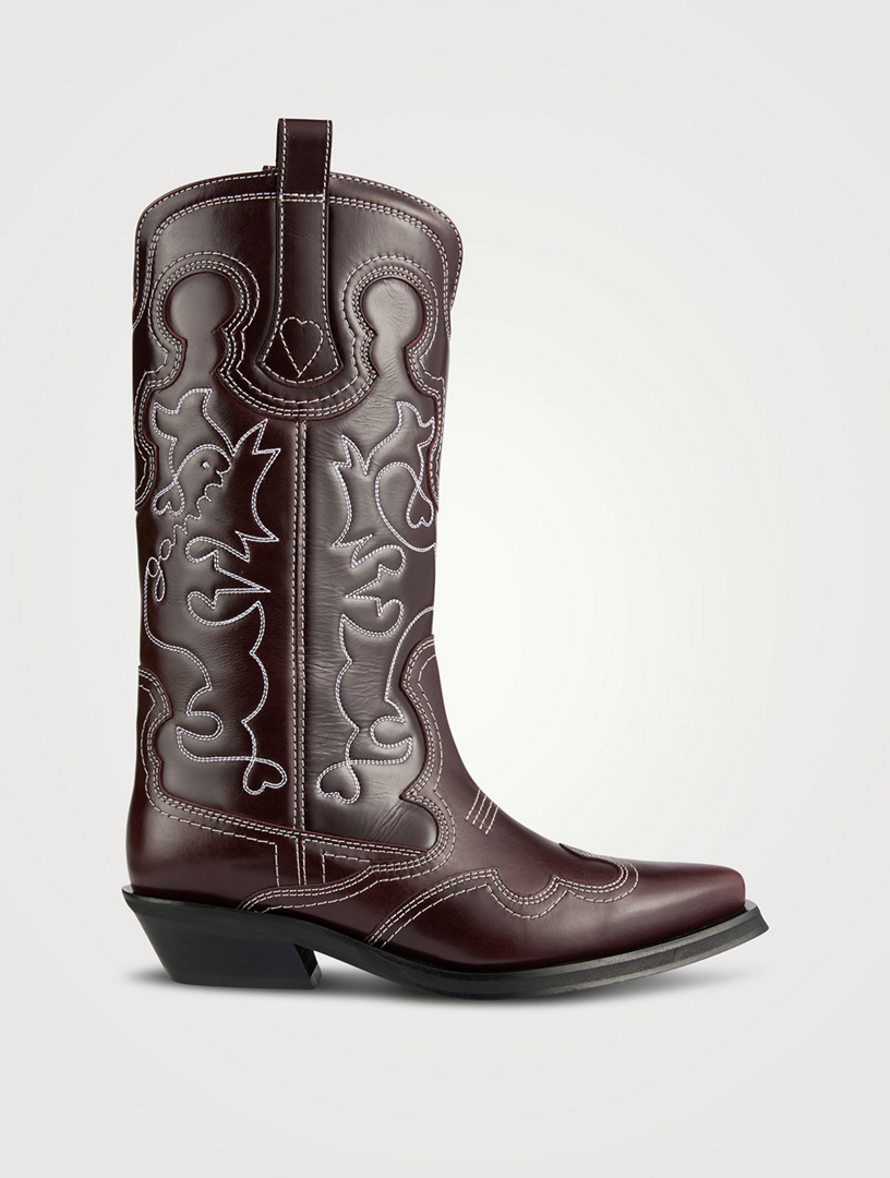 Cowboy hotsell boots ganni