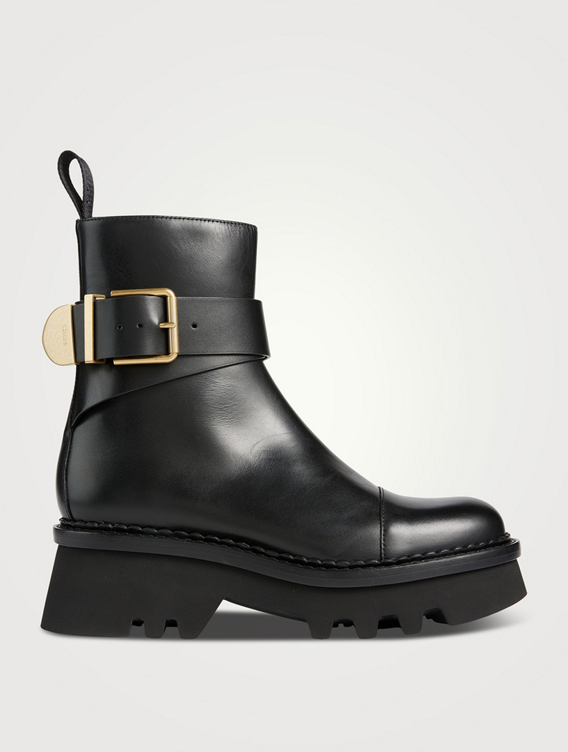Bottillons Owena en cuir