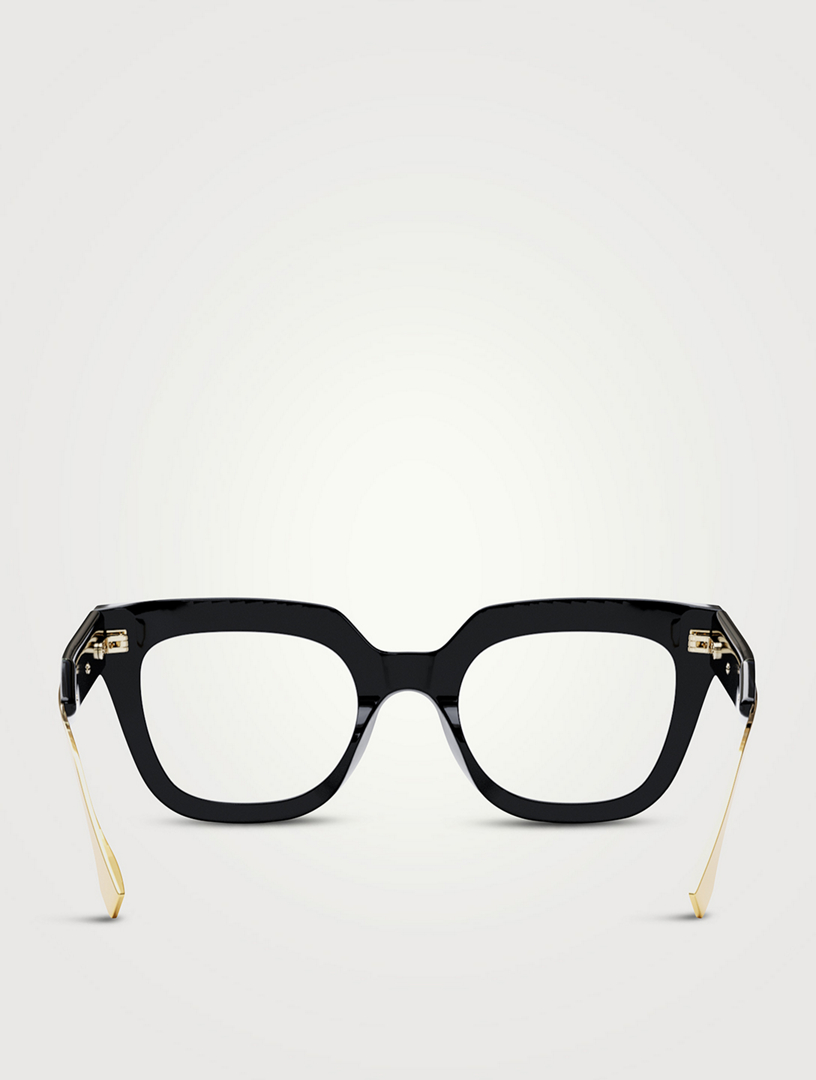 Fendi best sale rectangular eyeglasses