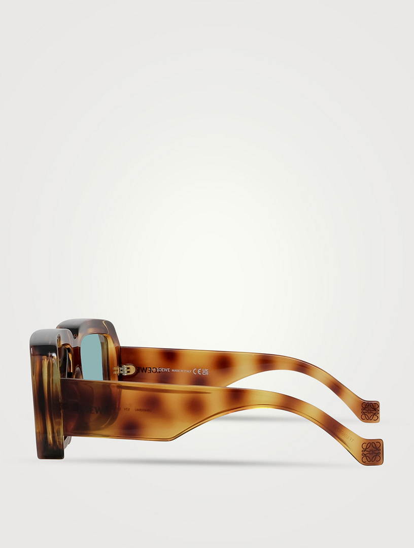 LOEWE Lunettes de soleil Ibiza de Loewe x Paula en forme de masque  Marron