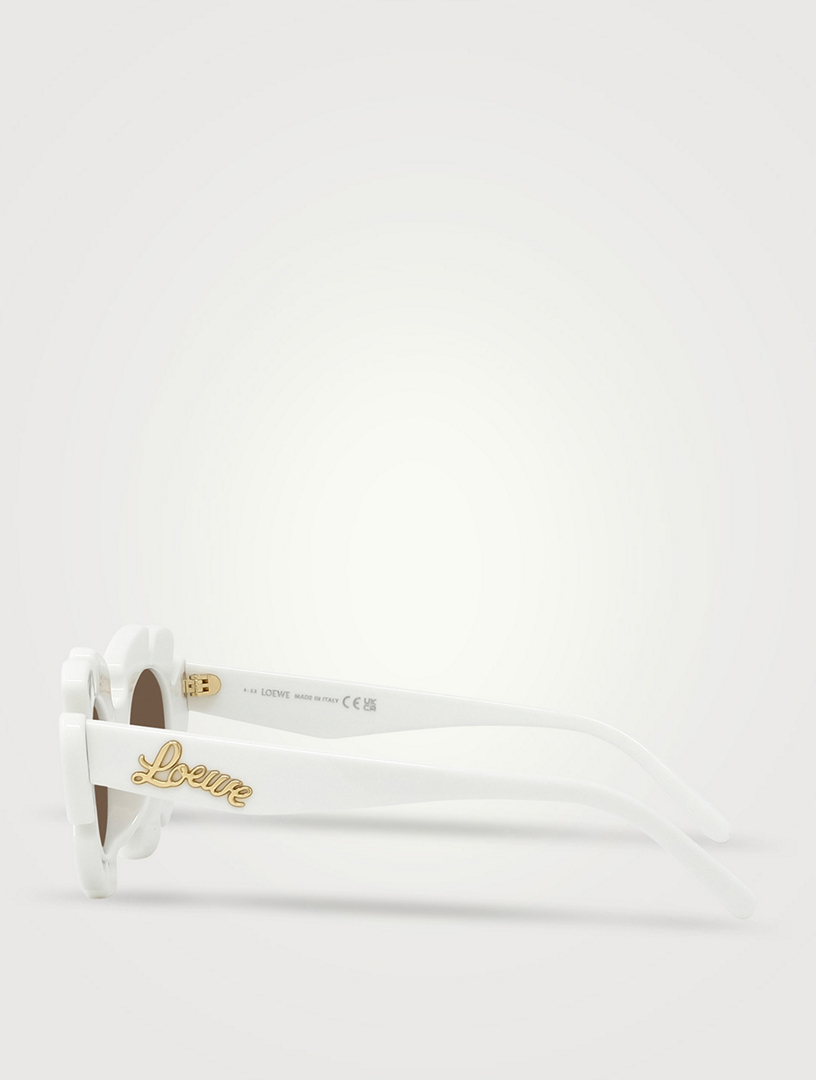 LOEWE Loewe x Paula's Ibiza Flower Sunglasses  White