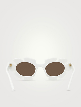 LOEWE Loewe x Paula's Ibiza Flower Sunglasses  White