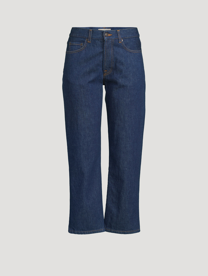 Pantalón vaquero holgado Anagram en denim Azul Vaquero - LOEWE