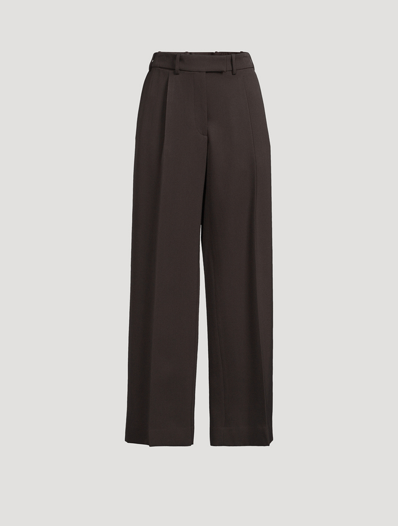 Roan Straight-Leg Wool Trousers