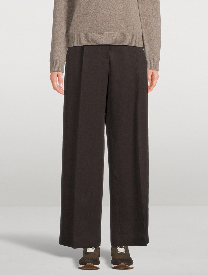 Roan Straight-Leg Wool Trousers