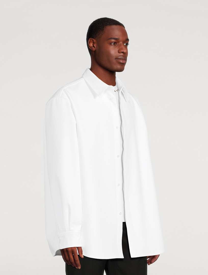Cotton Poplin Shirt Jacket
