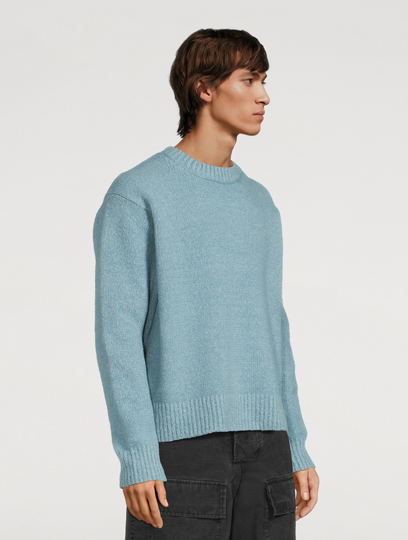 Acne Studios – Merino Wool Crewneck Sweater Yellow