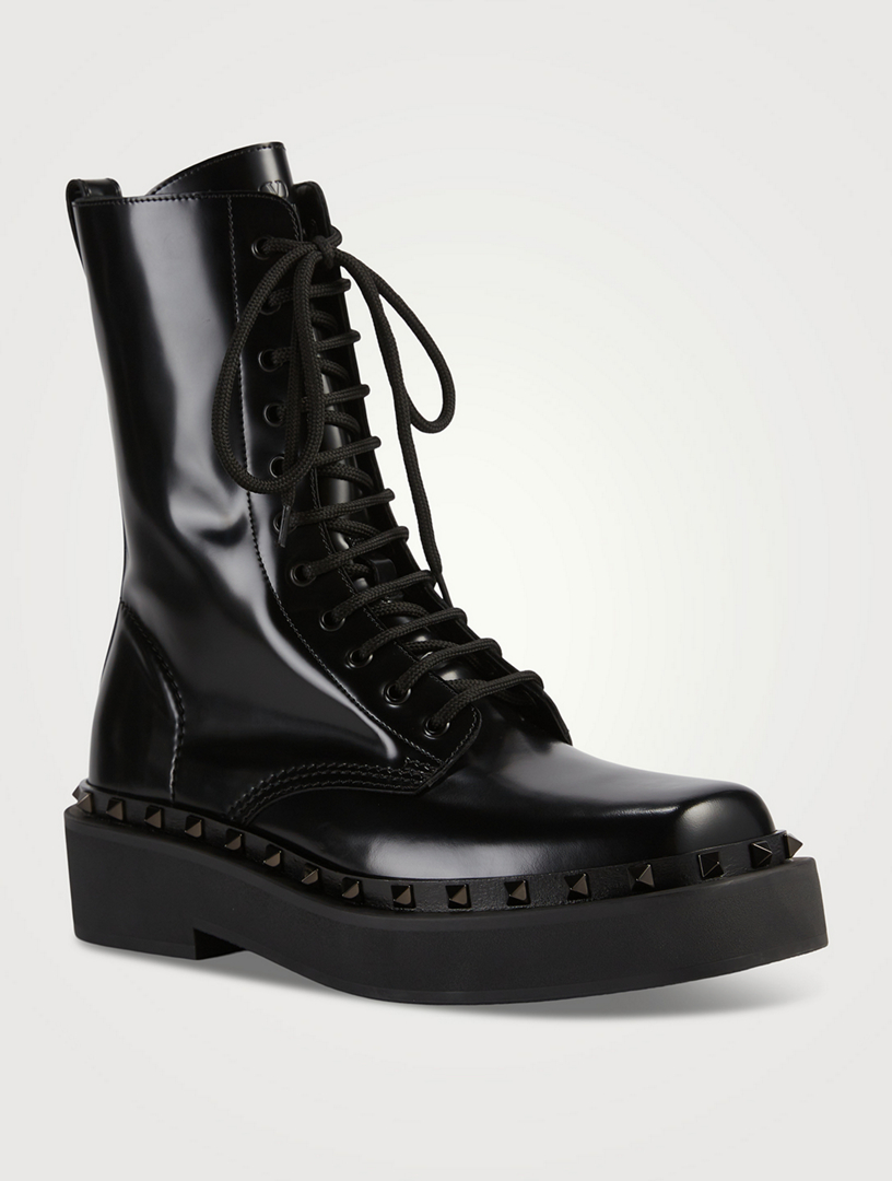 Valentino garavani combat outlet boots