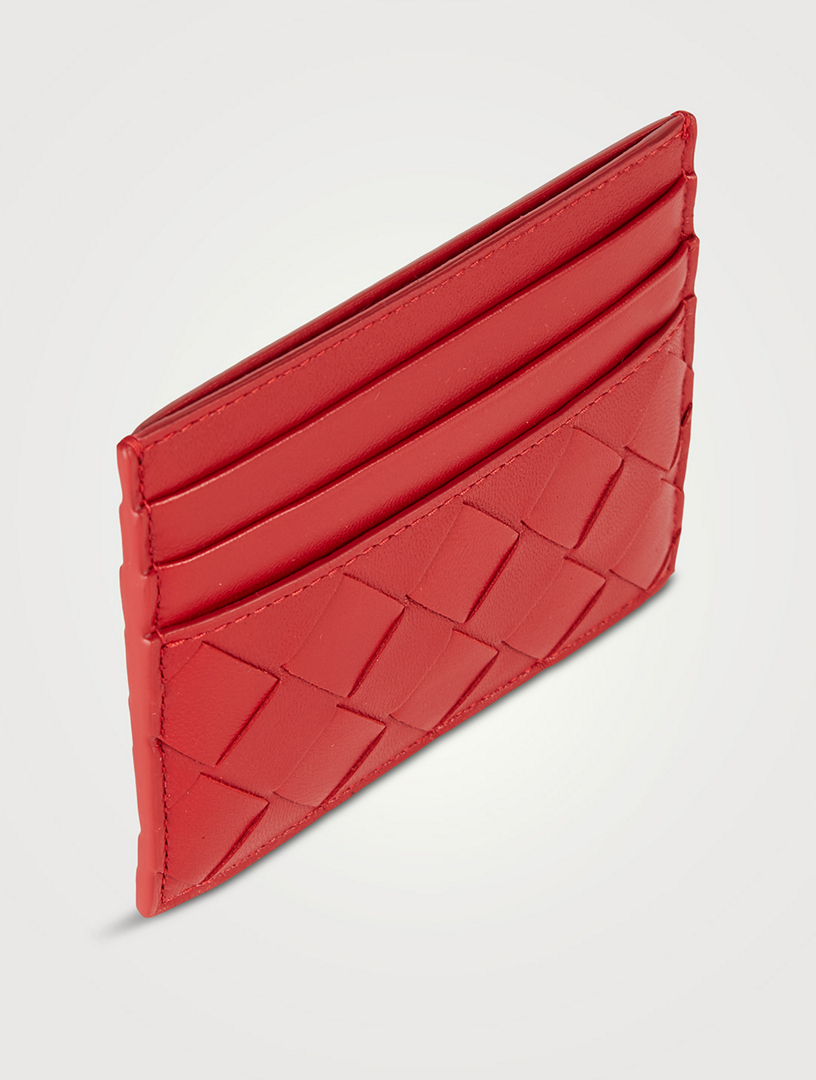 BOTTEGA VENETA Intrecciato Leather Cardholder for Men