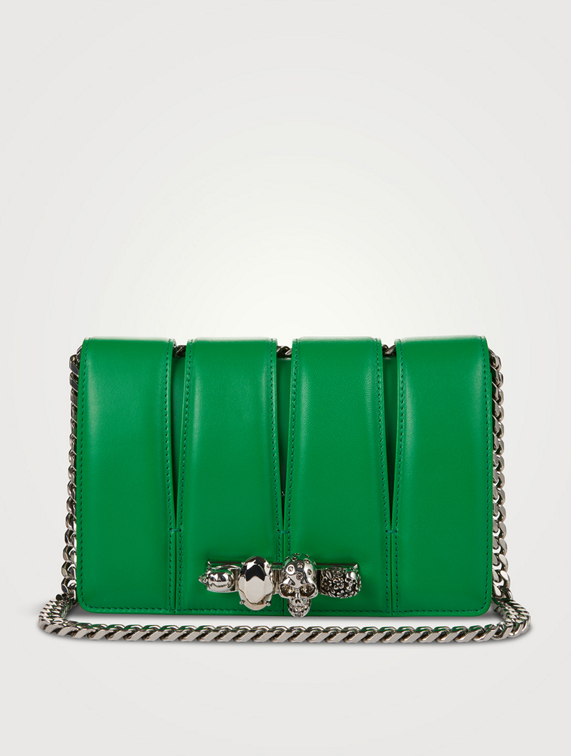 ALEXANDER MCQUEEN The Slash Four Ring Leather Clutch Holt Renfrew