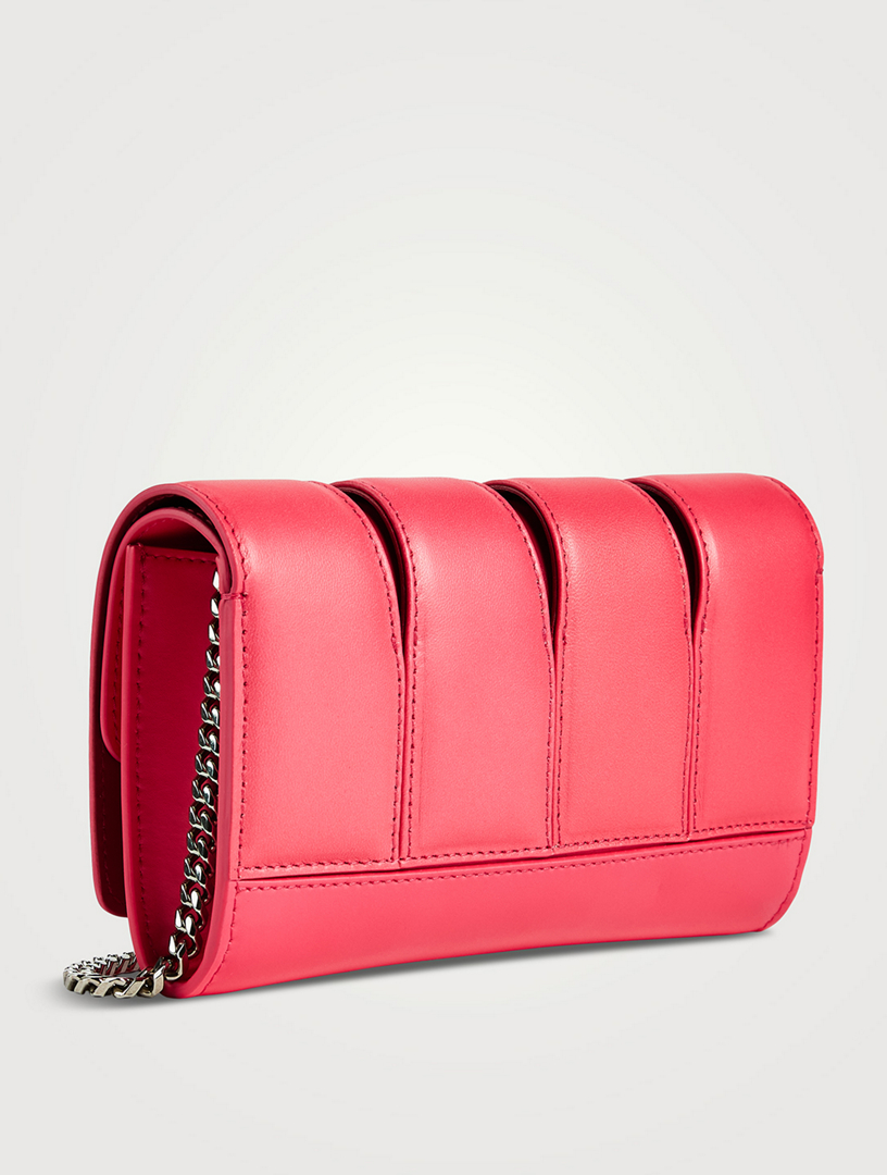 The Slash Four-Ring Leather Clutch