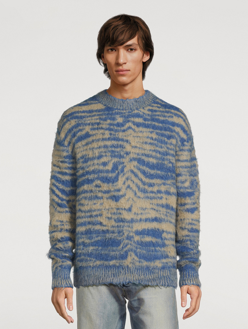 Wool And Mohair Brushed Sweater