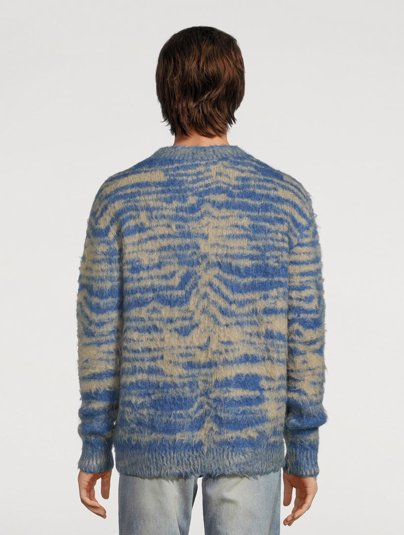 Wool And Mohair Brushed Sweater