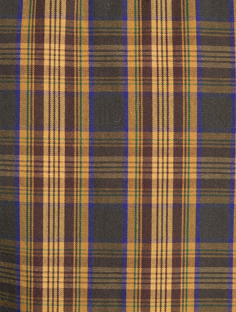 Cotton Short-Sleeve Shirt Check Print