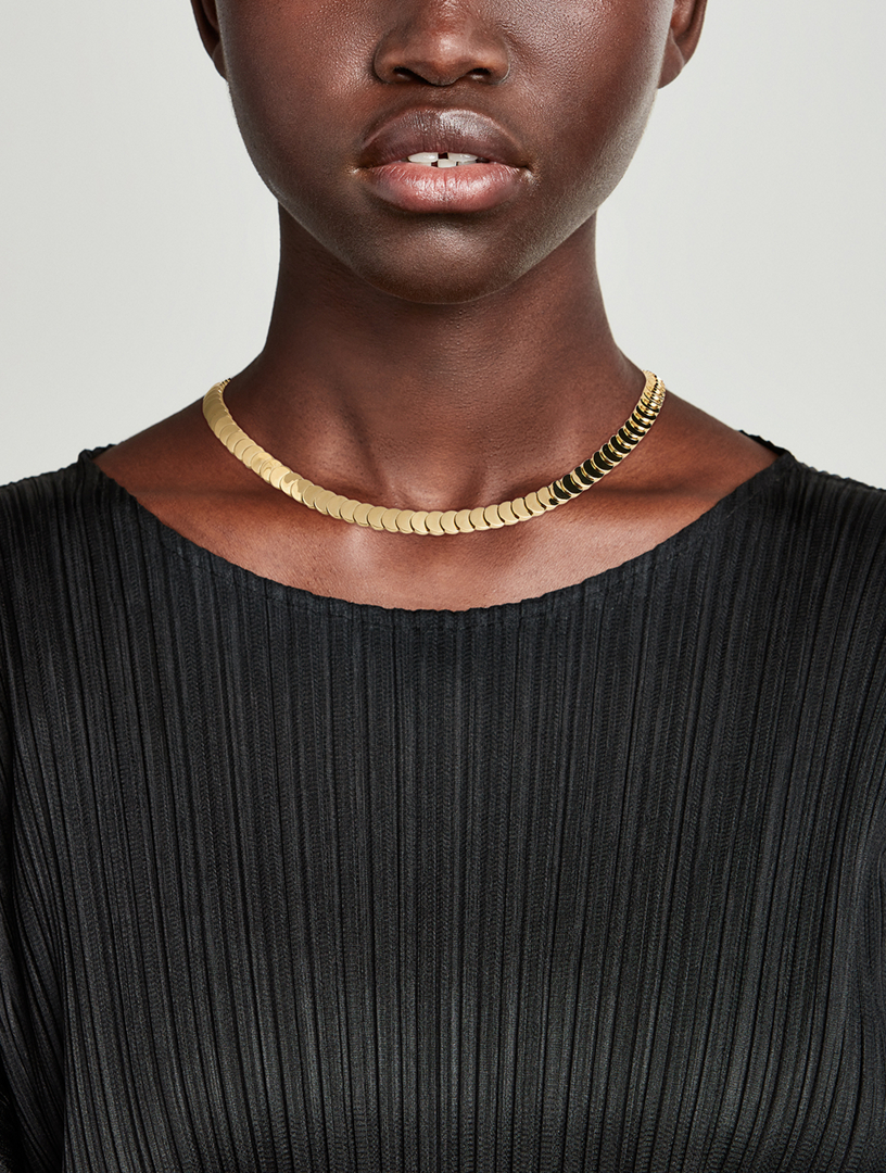 Layered Herringbone Chain Necklace – Petite Studio