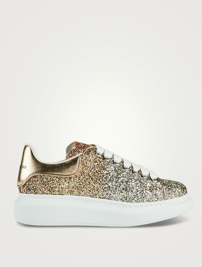 Gold glitter best sale alexander mcqueen's