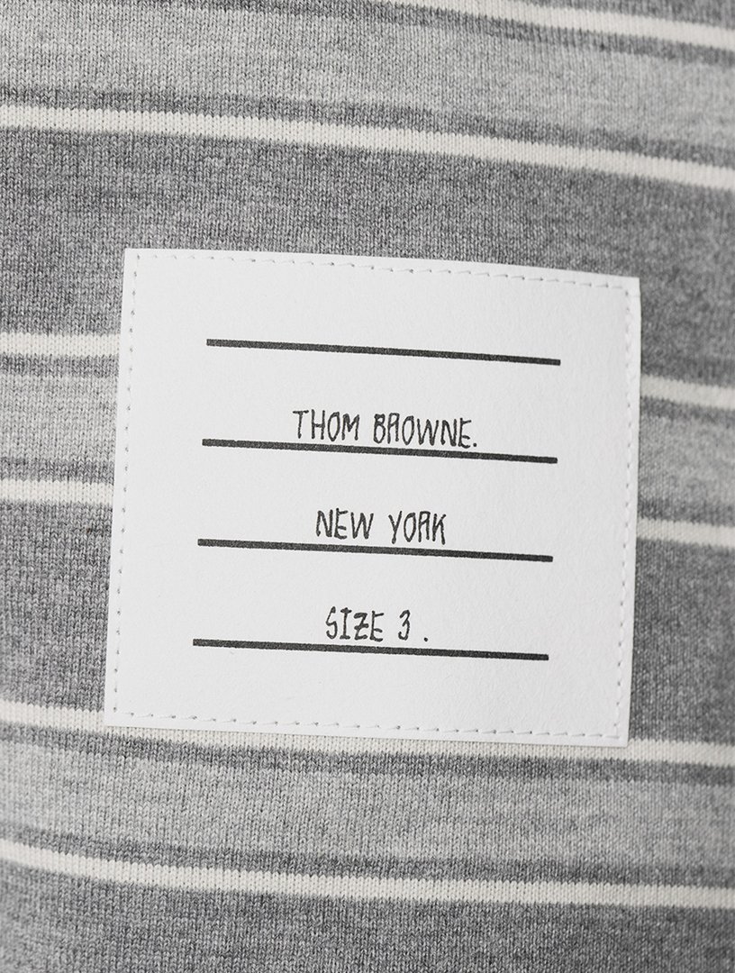 Cotton Jersey T-Shirt Striped Print