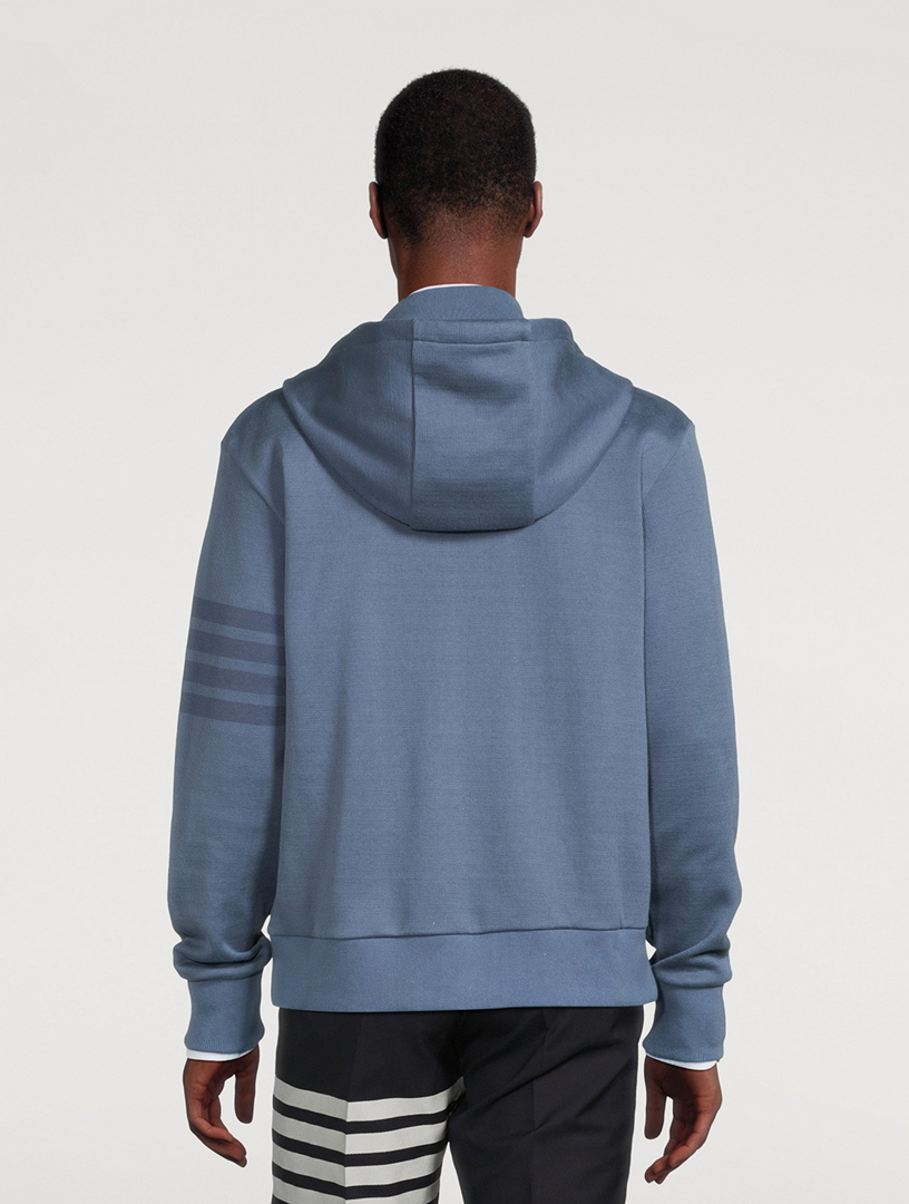Funnel-Neck Zip Hoodie