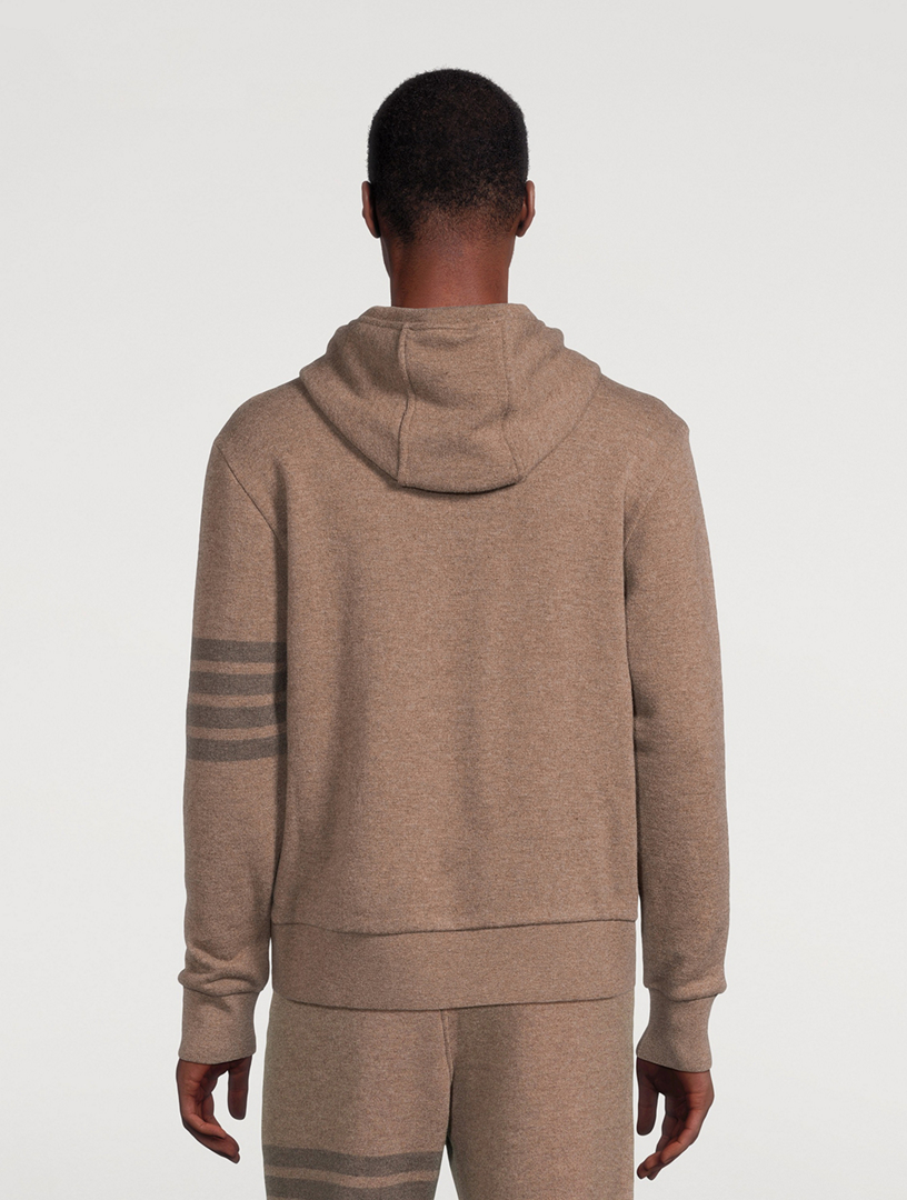 THOM BROWNE Wool Loopback Hoodie | Holt Renfrew